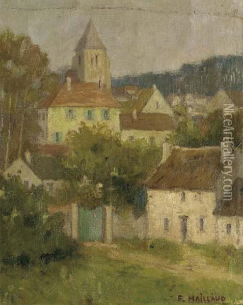 Paysage De Vermarton, Yonne Oil Painting - Fernand Maillaud