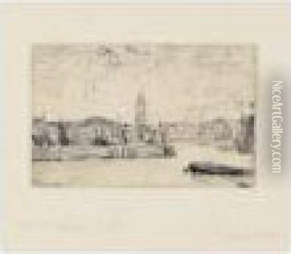 Vue D'ostende A L'est Oil Painting - James Ensor