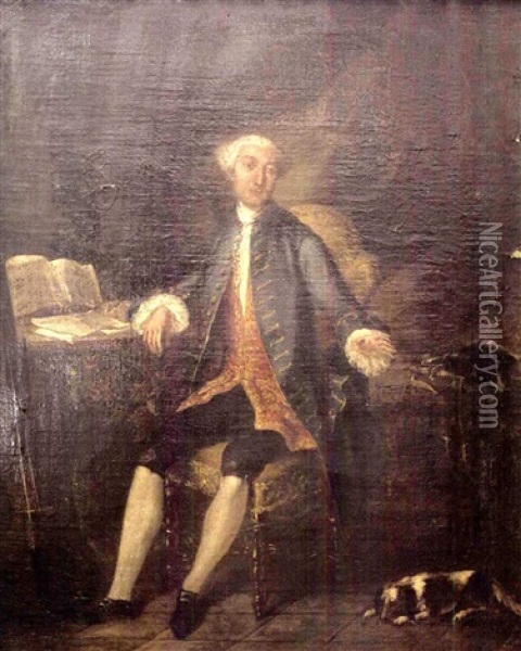 Retrato De Un Caballero Oil Painting - Pietro Longhi