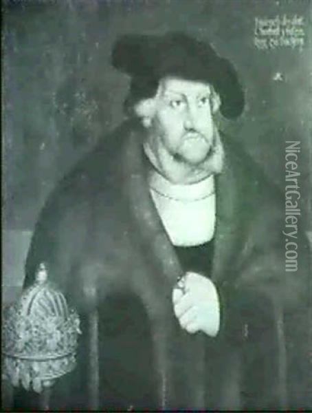 Friedrich Der Dritte, Kurfurst Und Herzog Zu Sachsen Oil Painting - Lucas Cranach the Elder