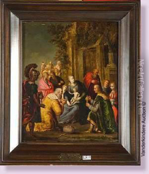 L'adoration Des Mages Oil Painting - Frans II Francken