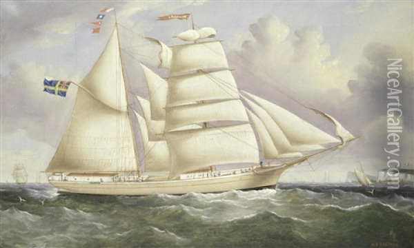 The Achilles Off Dover Oil Painting - William Barnett Spencer