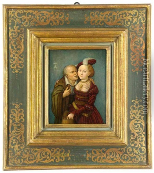 Ungleiches Liebespaar Oil Painting - Lucas Cranach the Elder