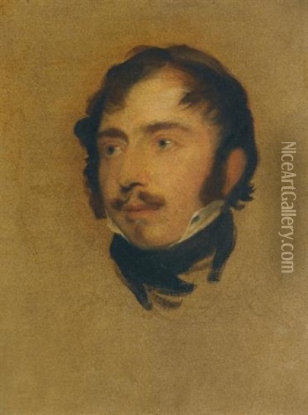 Portrait Of Colonel Thomas Wildman Oil Painting - Thomas Lawrence