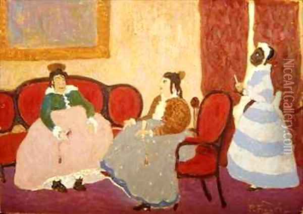 Los Mirinaques Oil Painting - Pedro Figari