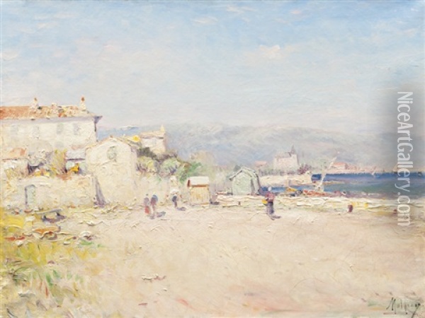 Les Martigues Oil Painting - Henri Malfroy-Savigny