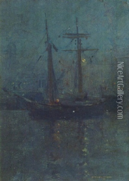 Boats Coming Home Oil Painting - William Beckwith Mcinnes