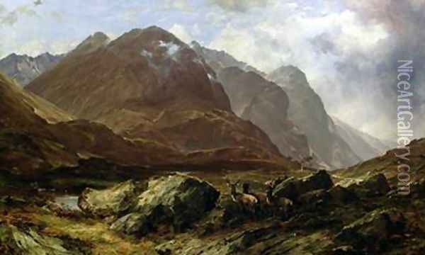 Glencoe 1864 Oil Painting - Horatio McCulloch