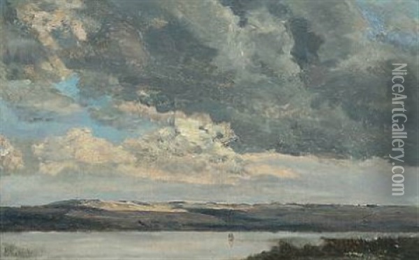 Landscape From Munkebjerg Oil Painting - Godfred Christensen