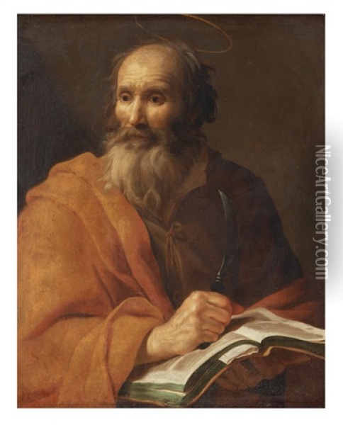 St. Bartolomeus Oil Painting - Jan Van Bijlert