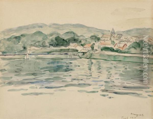 Triel Oil Painting - Albert Marquet