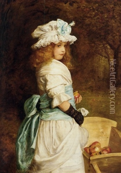 Pomona Oil Painting - John Everett Millais