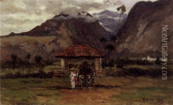 Pico De Orizaba Oil Painting - August Loehr