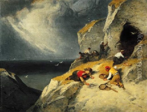 The Nest Robbers Oil Painting - George Washington Nicholson