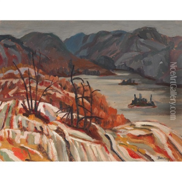 Autumn Landscape Oil Painting - Sir Frederick Grant Banting