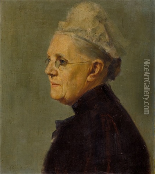 Mrs William Stephens Oil Painting - Tom Roberts