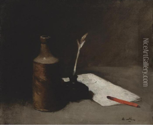 Still Life Oil Painting - Germain Theodure Clement Ribot