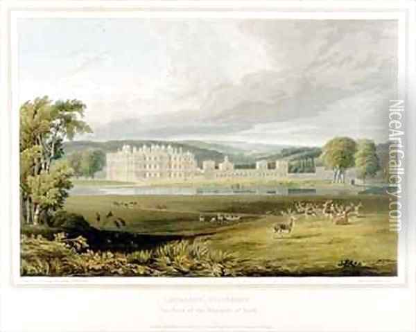 Longleat Wiltshire the Seat of the Marquis of Bath Oil Painting - A. V. Copley Fielding