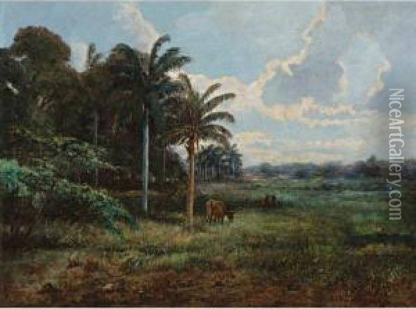 Paisaje Oil Painting - Esteban, Philippe Chartrand