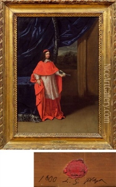 Kardinal Mazarin Oil Painting - Philippe de Champaigne