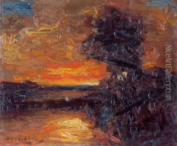 Ocaso Oil Painting - Stephen Robert Koekkoek