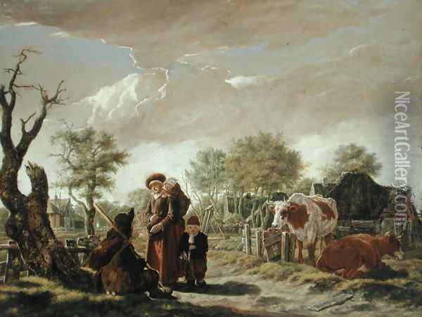 The Traveller Oil Painting - Rafel Govertsz Camphuysen