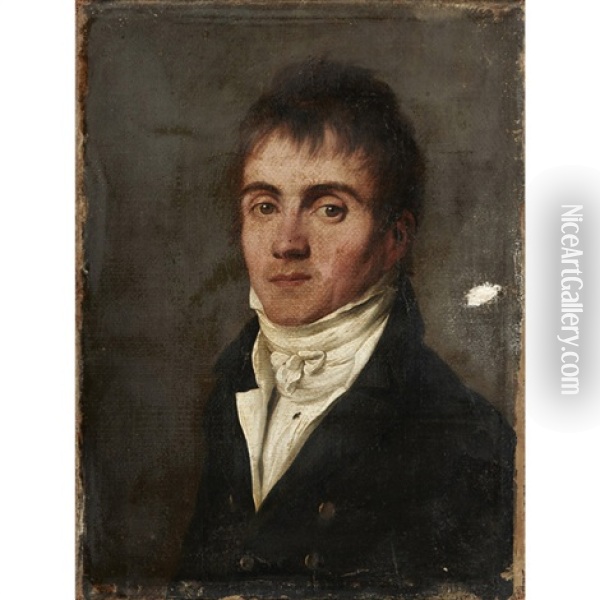 Portrait De Louis Comte De Hamel En 1803 Oil Painting - Louis Leopold Boilly
