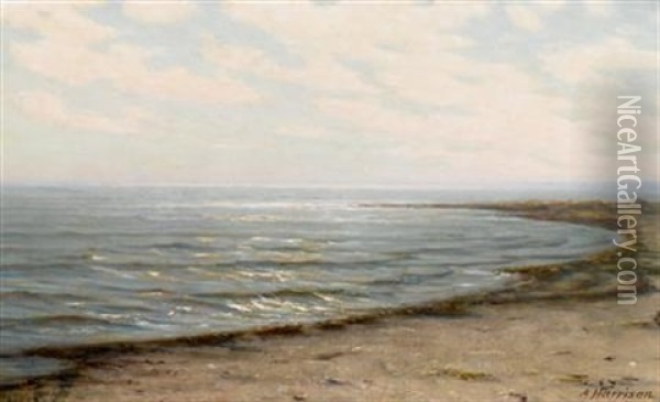 Peaceful Ocean Oil Painting - Alexander Harrison