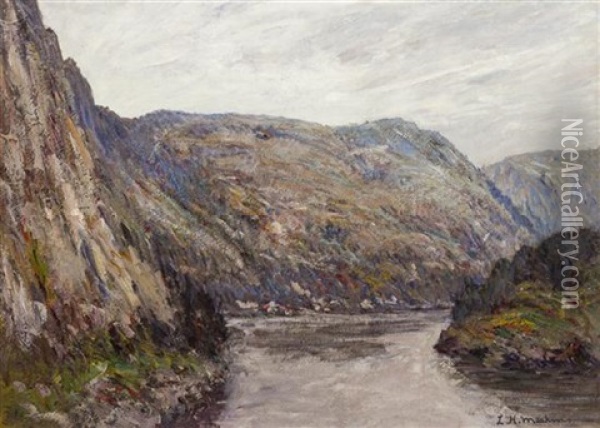 The Ravine Oil Painting - Lewis Henry Meakin