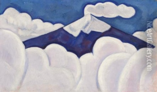 Popocatepetl Oil Painting - Marsden Hartley