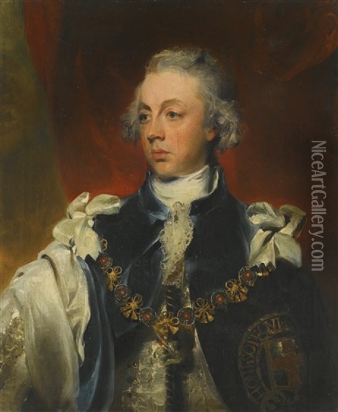 Portrait Of Frederick Howard, 5th Earl Of Carlisle (1748-1825) Oil Painting - Thomas Lawrence