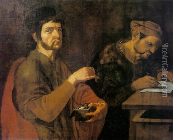 Due Apostoli Oil Painting - Pietro Paolini