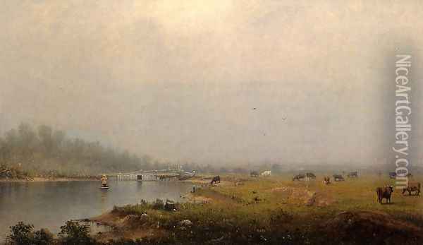 Rising Mist Oil Painting - Alexander Helwig Wyant