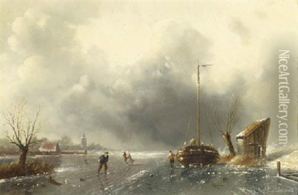 At The Height Of The Battle Oil Painting - Wilfrid Constant Beauquesne