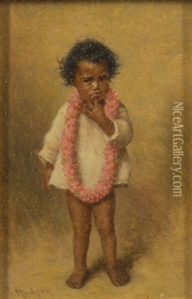 The Hawaiian Child Oil Painting - Grace Carpenter Hudson