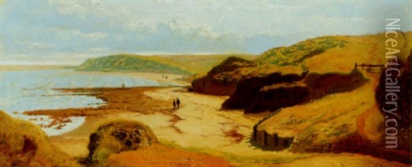 Mount's Bay Oil Painting - John Brett