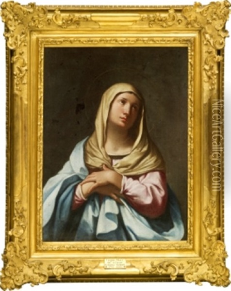 Jungfru Maria Oil Painting - Anton Raphael Mengs