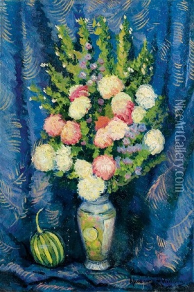 Flower Bouquet Oil Painting - Alexandre Altmann