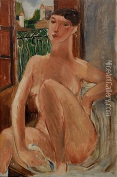 Nude Oil Painting - Wolf Kibel