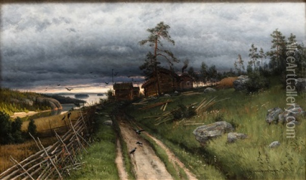 After The Storm Oil Painting - Thorsten Waenerberg