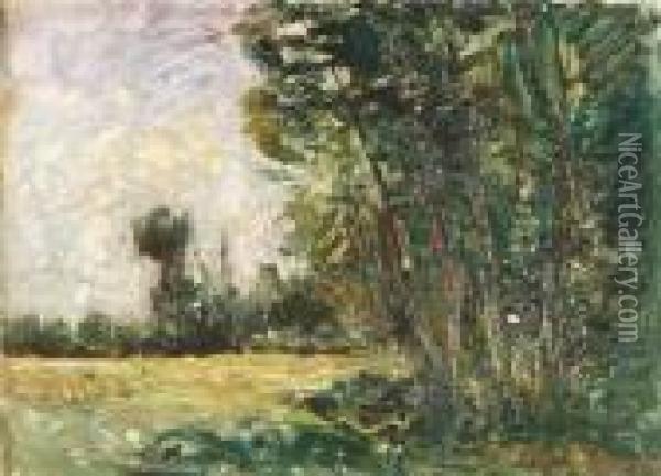 Paysage Oil Painting - Francois Auguste Ravier