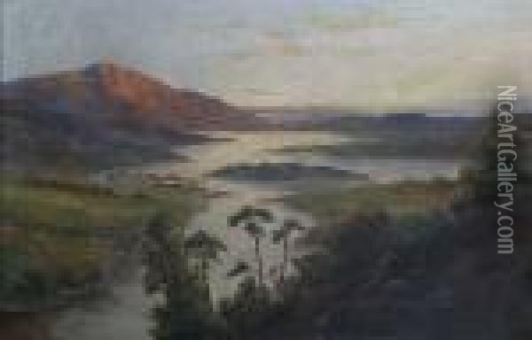 'queen's View, Loch Tummel' Oil Painting - Graham Williams