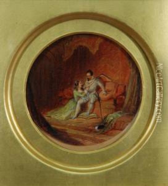 Scena D'interno Oil Painting - John Edmund Buckley