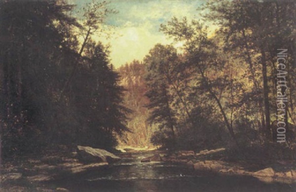 Headwaters, Conehmaugh Oil Painting - George Hetzel