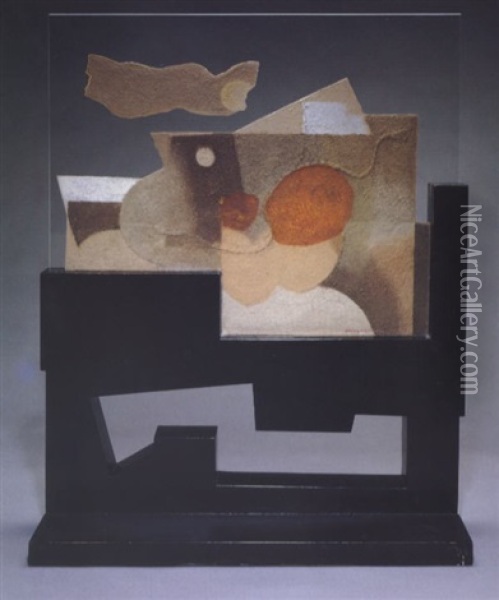 Objet Iii (recto And Verso) Oil Painting - Louis Marcoussis