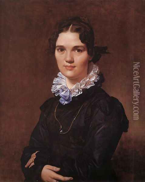 Mademoiselle Jeanne-Suzanne-Catherine Gonin, later Madame Pyrame Thomegeux Oil Painting - Jean Auguste Dominique Ingres