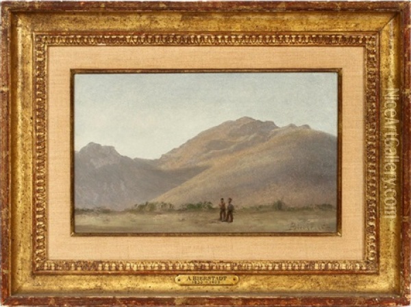 White Mountains Nh Oil Painting - Albert Bierstadt