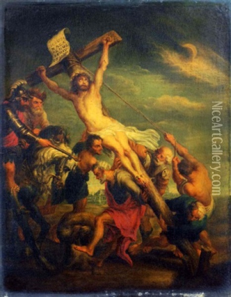 La Crucifixion Oil Painting - Balthasar Beschey