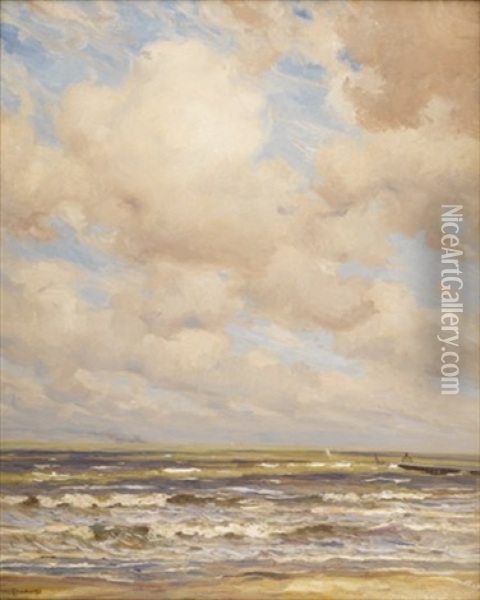 Seascape Oil Painting - Victor Olivier Gilsoul