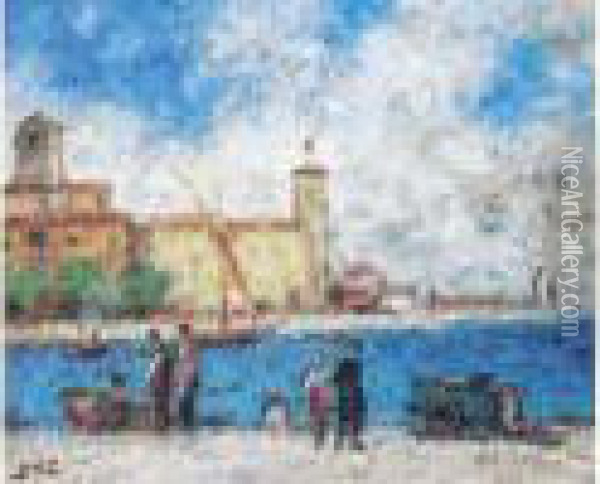 Le Port De La Ciotat Oil Painting - Georges dEspagnat